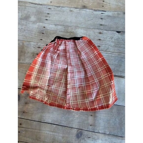 Mattel 1976 Barbie Skipper Best Buy #9121 Red Plaid Jacket Black Collar TLC Rare - Picture 3 of 4